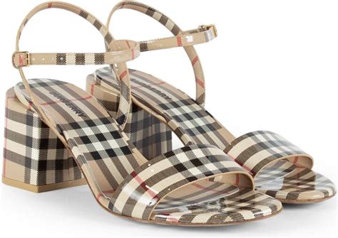 Burberry Cornwall Check Ankle Strap Sandal (Women) 